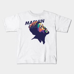 Marvin Gaye on WPAP art 2 Kids T-Shirt